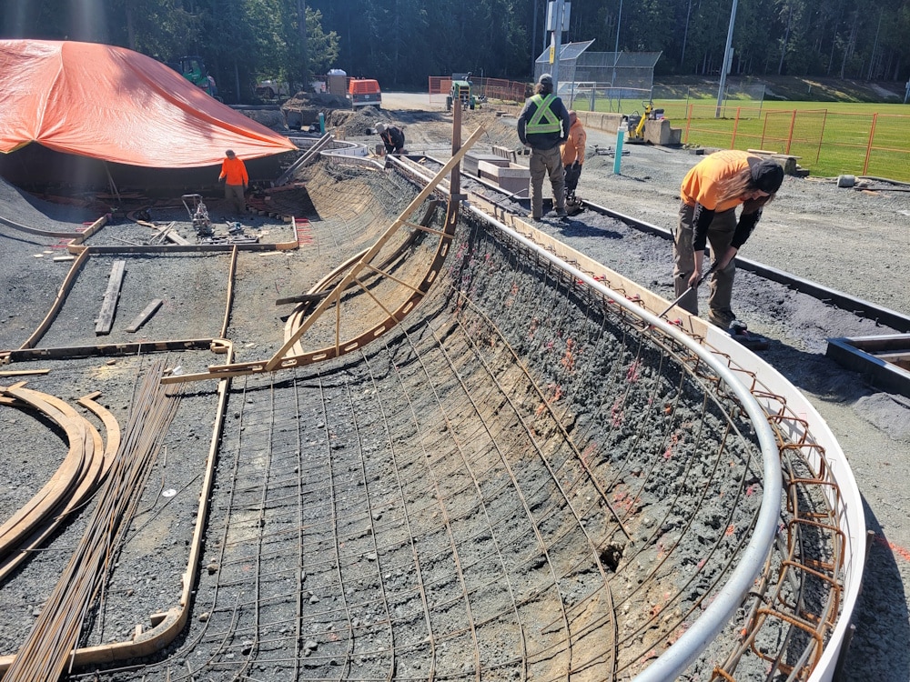 skate park construction