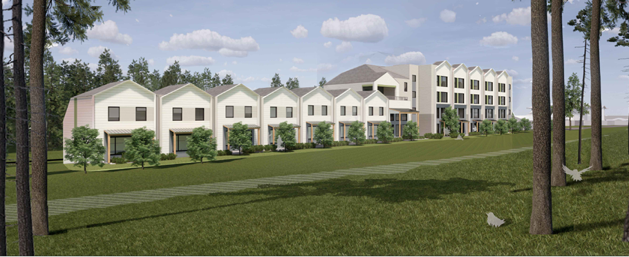 image of artist renderings of Kiwanis Housing project