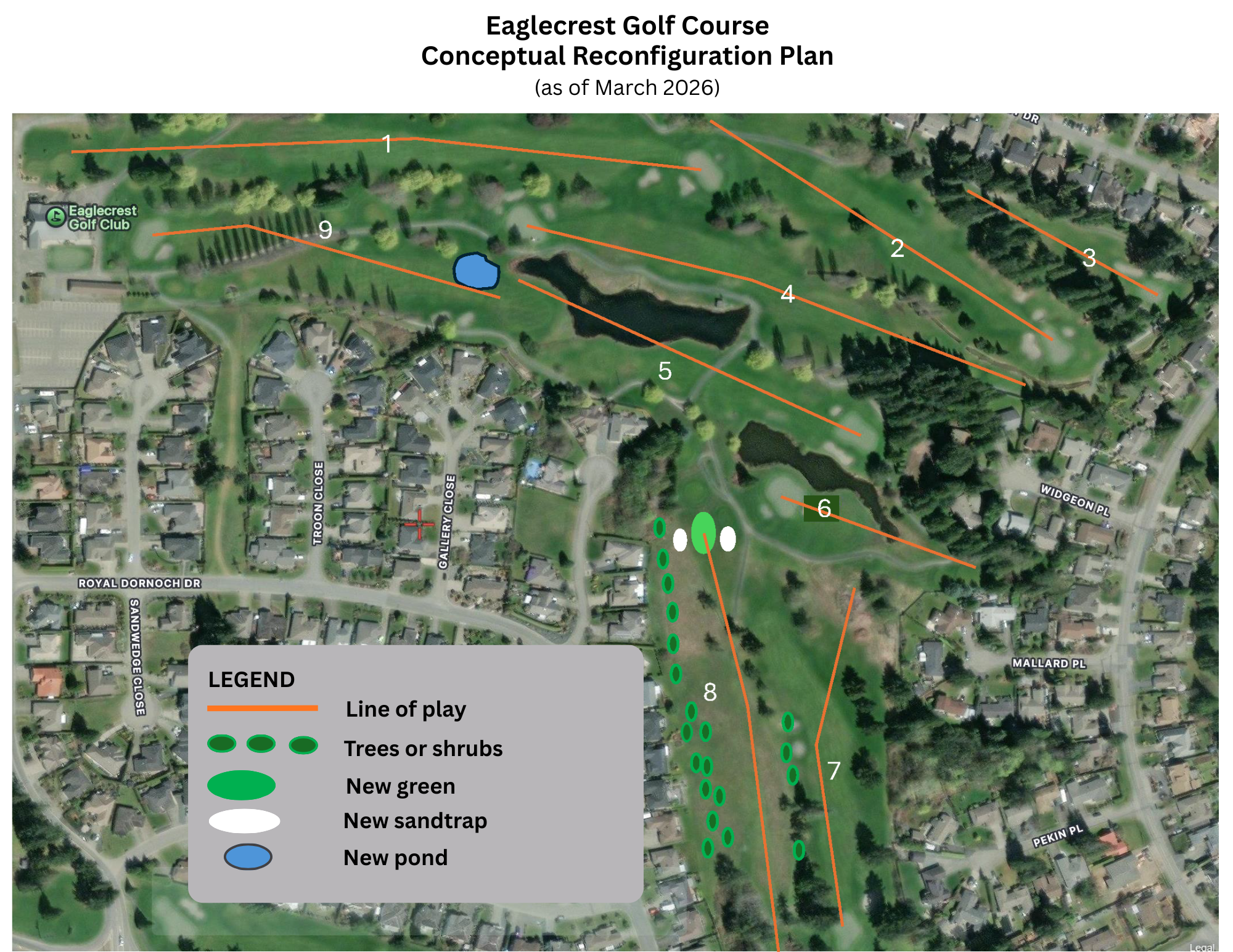 Eaglecrest Golf Course Conceptual Reconfiguration Plan Mar 2026